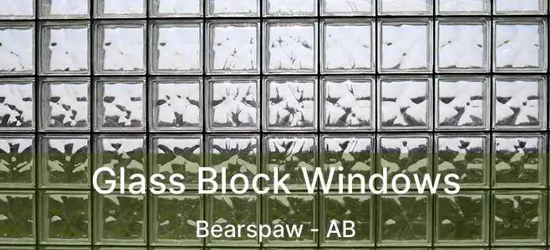  Glass Block Windows Bearspaw - AB