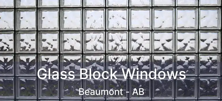  Glass Block Windows Beaumont - AB