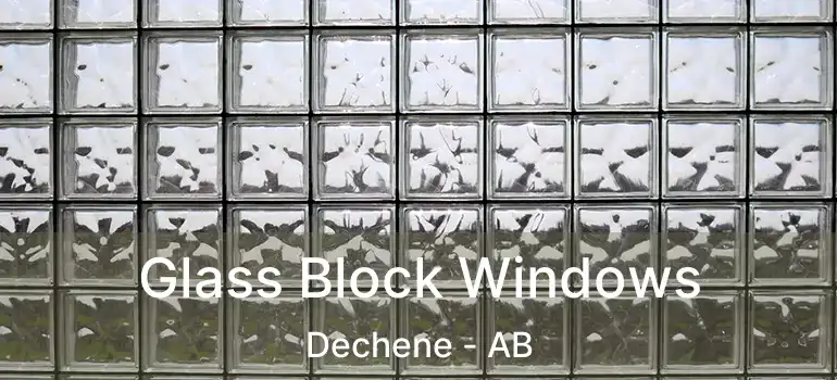  Glass Block Windows Dechene - AB