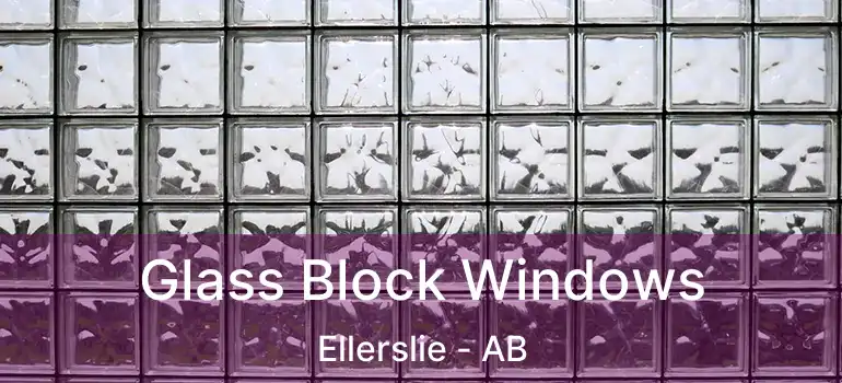  Glass Block Windows Ellerslie - AB