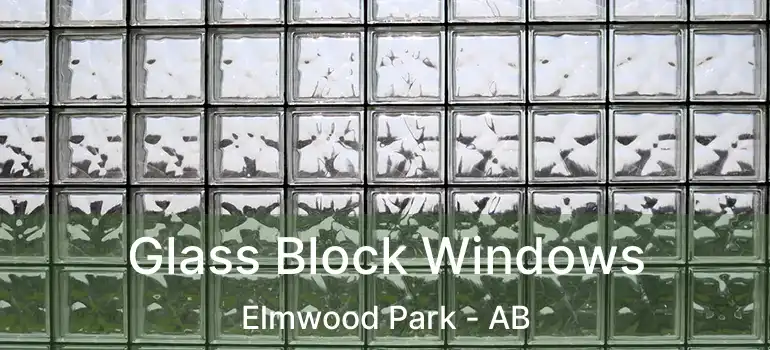  Glass Block Windows Elmwood Park - AB