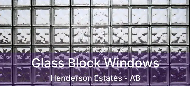  Glass Block Windows Henderson Estates - AB
