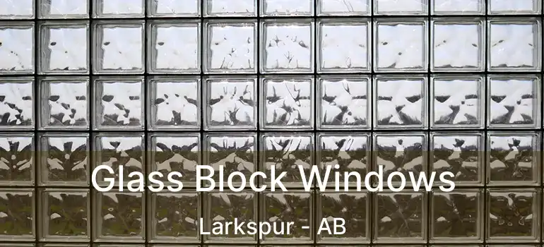  Glass Block Windows Larkspur - AB