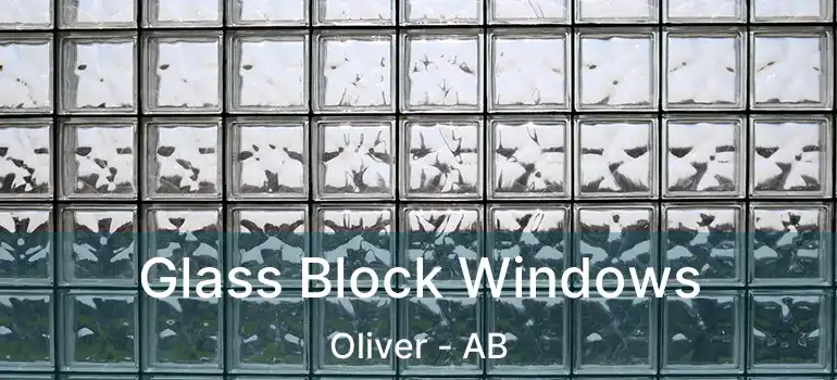  Glass Block Windows Oliver - AB
