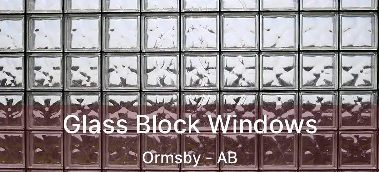  Glass Block Windows Ormsby - AB