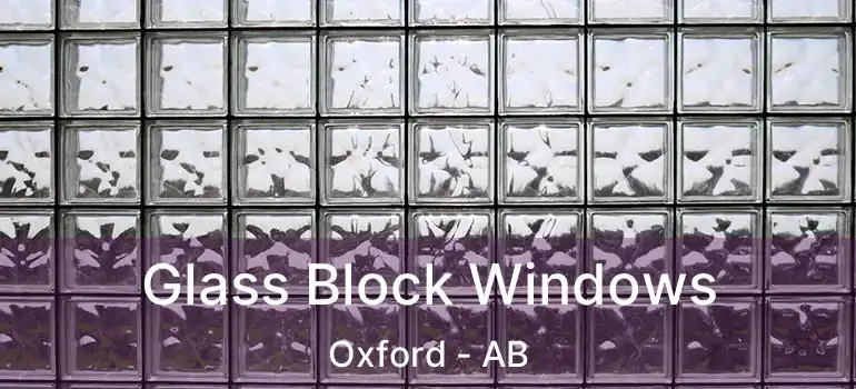  Glass Block Windows Oxford - AB