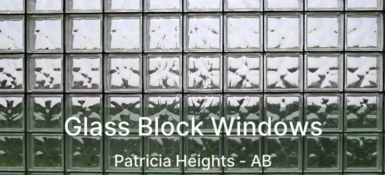  Glass Block Windows Patricia Heights - AB