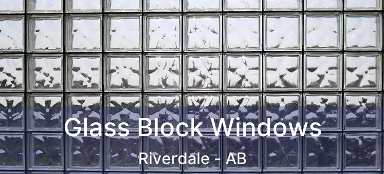  Glass Block Windows Riverdale - AB