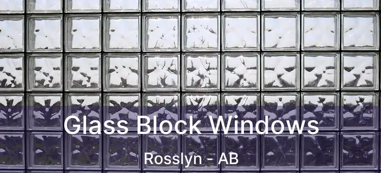  Glass Block Windows Rosslyn - AB