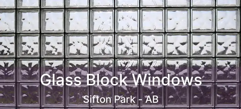  Glass Block Windows Sifton Park - AB