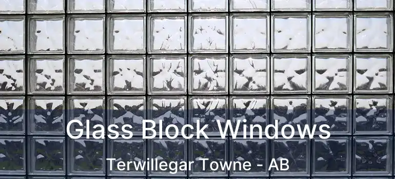  Glass Block Windows Terwillegar Towne - AB