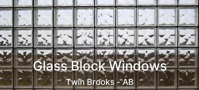  Glass Block Windows Twin Brooks - AB
