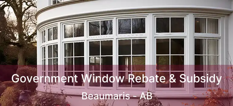  Government Window Rebate & Subsidy Beaumaris - AB