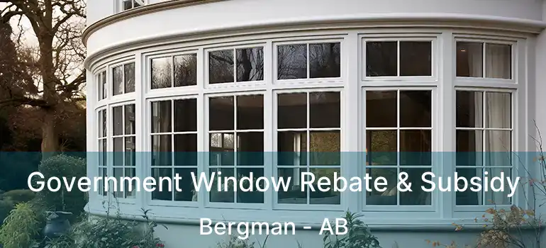  Government Window Rebate & Subsidy Bergman - AB