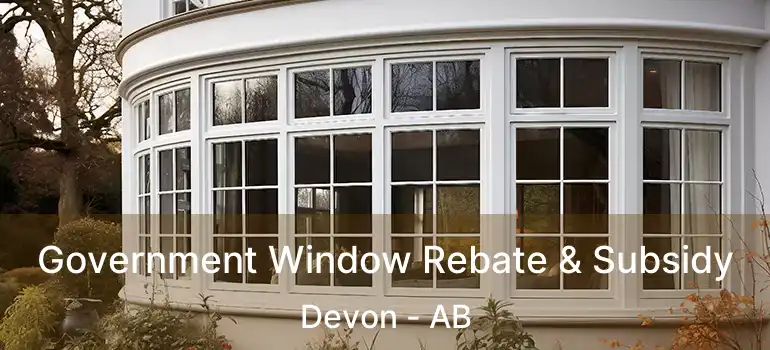  Government Window Rebate & Subsidy Devon - AB