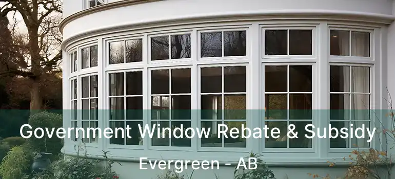  Government Window Rebate & Subsidy Evergreen - AB