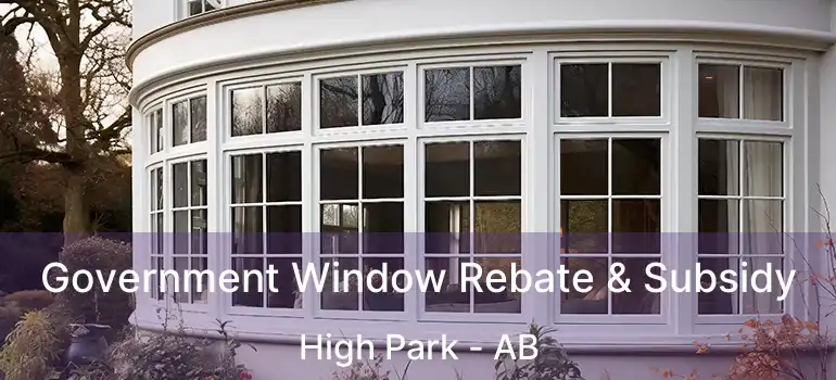  Government Window Rebate & Subsidy High Park - AB