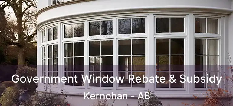  Government Window Rebate & Subsidy Kernohan - AB