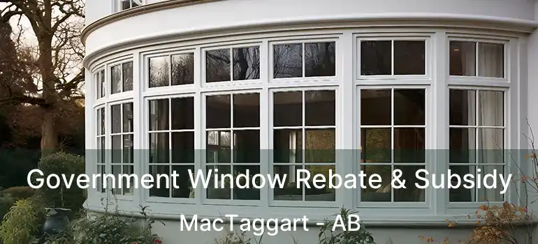  Government Window Rebate & Subsidy MacTaggart - AB