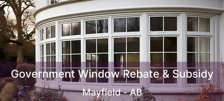  Government Window Rebate & Subsidy Mayfield - AB