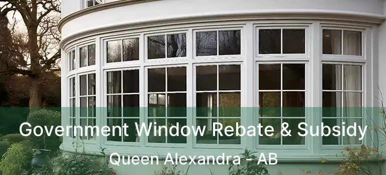  Government Window Rebate & Subsidy Queen Alexandra - AB