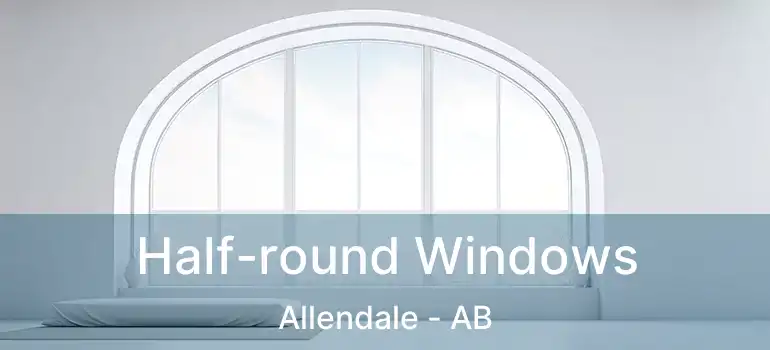  Half-round Windows Allendale - AB