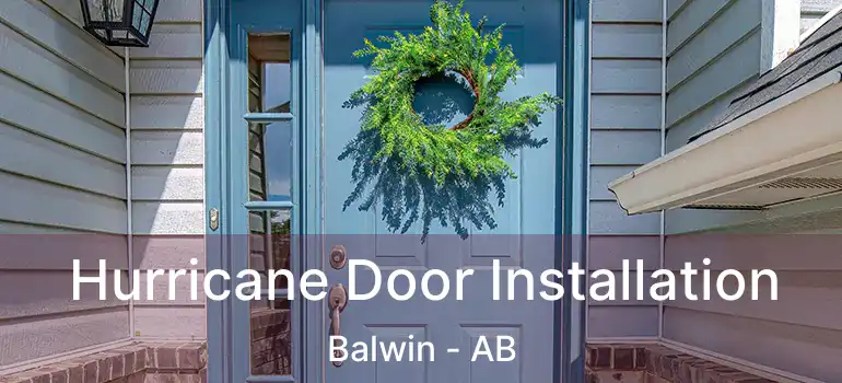 Hurricane Door Installation Balwin - AB