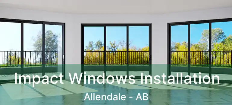  Impact Windows Installation Allendale - AB