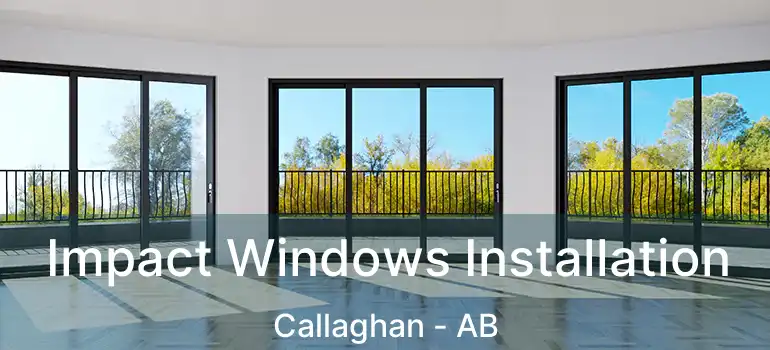  Impact Windows Installation Callaghan - AB
