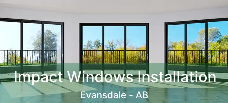  Impact Windows Installation Evansdale - AB
