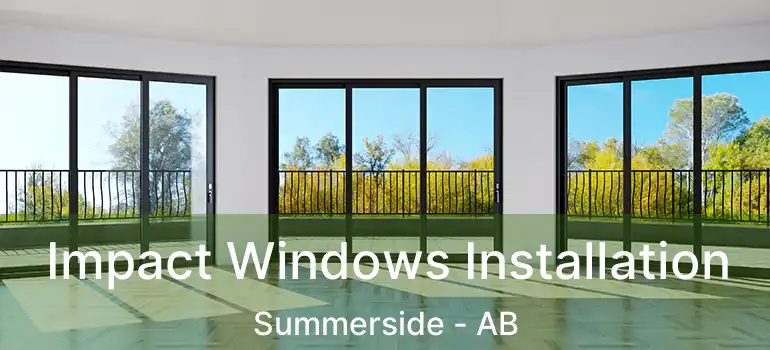 Impact Windows Installation Summerside - AB