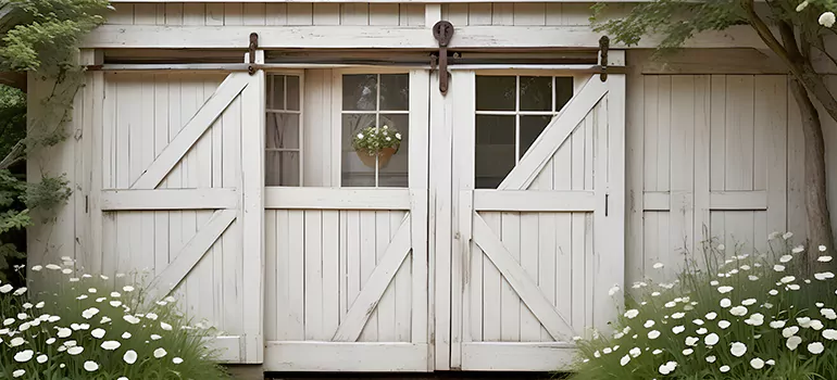 Rear Barn Door Repair in Laurel, AB