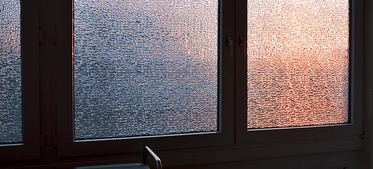 Frosted Glass Window Replacement in Clover Bar, Alberta