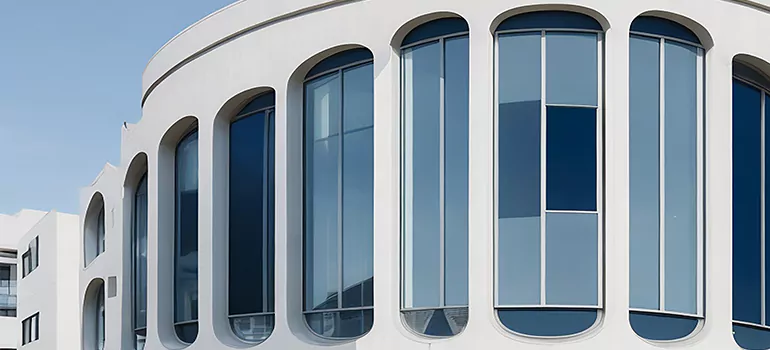 Geometric Window Curtains in Beaumont, AB
