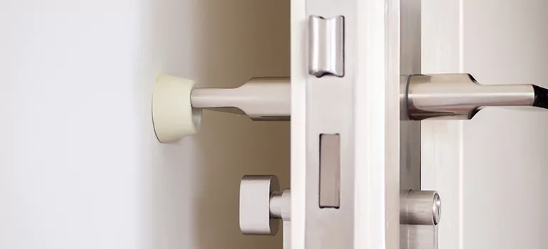 Half Moon Door Stop Installation in Tweddle Place, AB