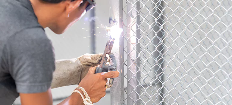 Commercial Mesh Door Repair in Callaghan, AB