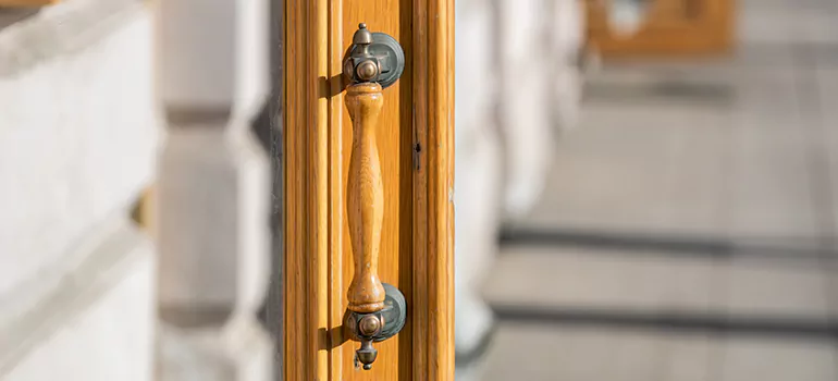 Wooden Pull Bar Installation in Northwest, Alberta