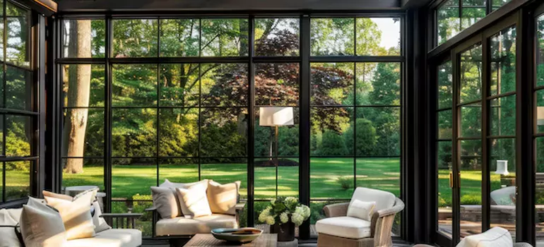 Flexible Vinyl Sunroom Windows in Duggan, Alberta