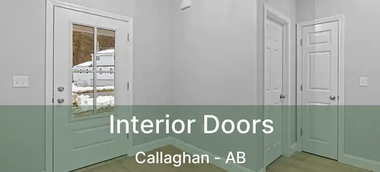  Interior Doors Callaghan - AB