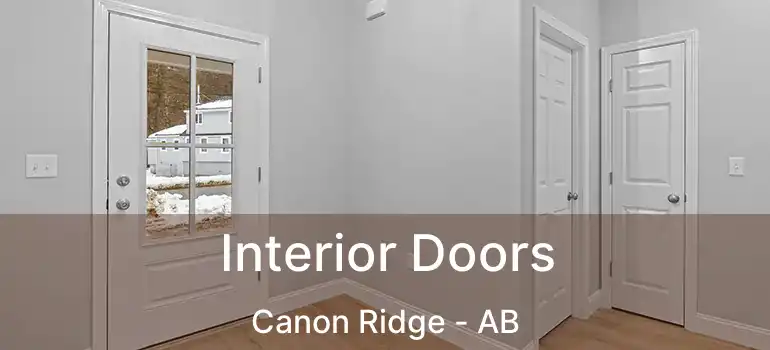  Interior Doors Canon Ridge - AB