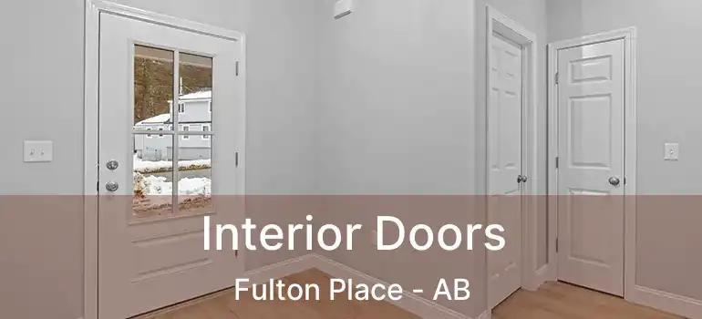  Interior Doors Fulton Place - AB
