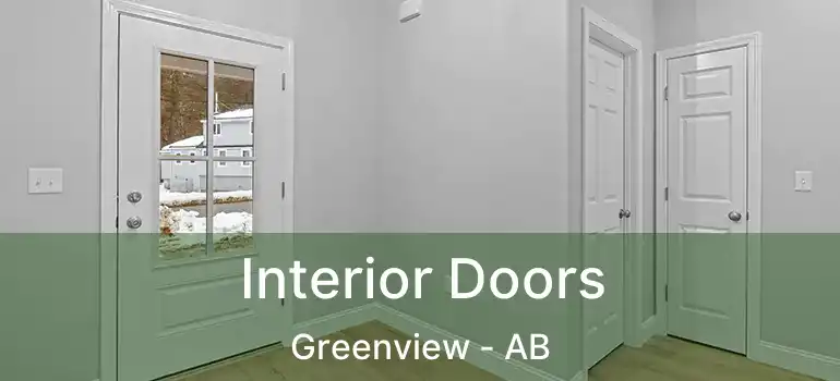  Interior Doors Greenview - AB