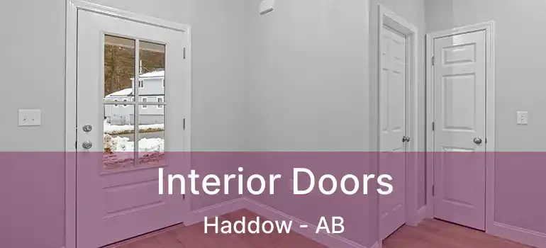  Interior Doors Haddow - AB
