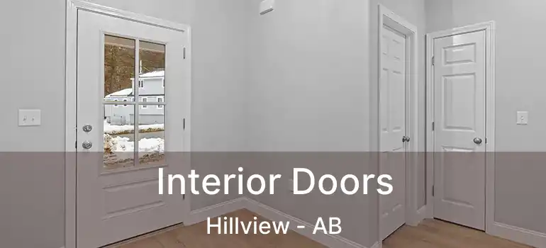  Interior Doors Hillview - AB