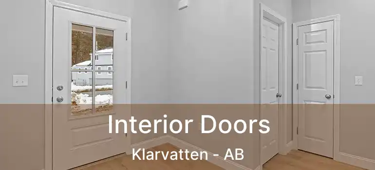  Interior Doors Klarvatten - AB