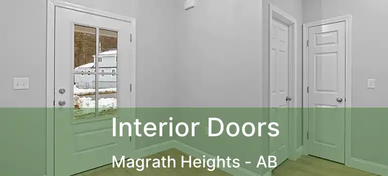  Interior Doors Magrath Heights - AB