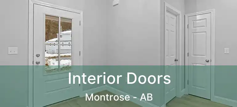  Interior Doors Montrose - AB