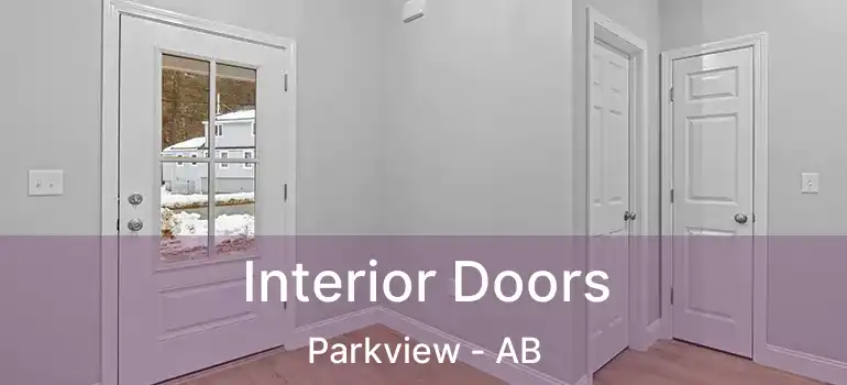  Interior Doors Parkview - AB