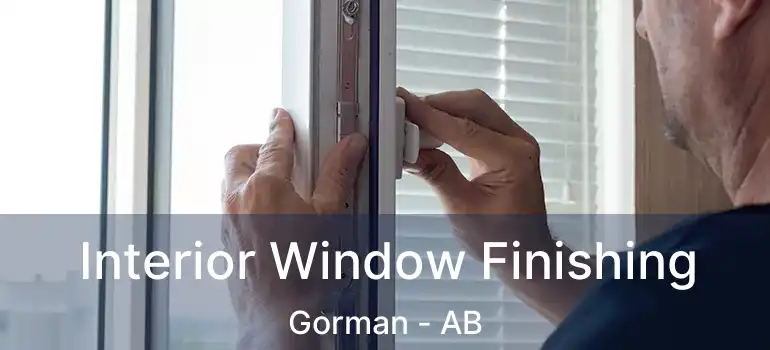 Interior Window Finishing Gorman - AB