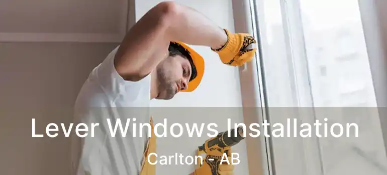  Lever Windows Installation Carlton - AB
